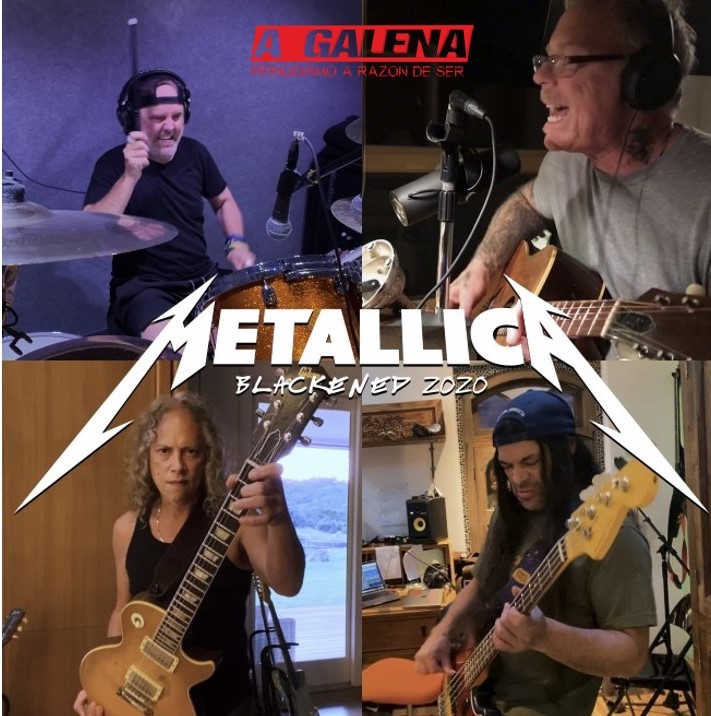  Metallica estrena una nueva versión de “Blackened” grabada en cuarentena