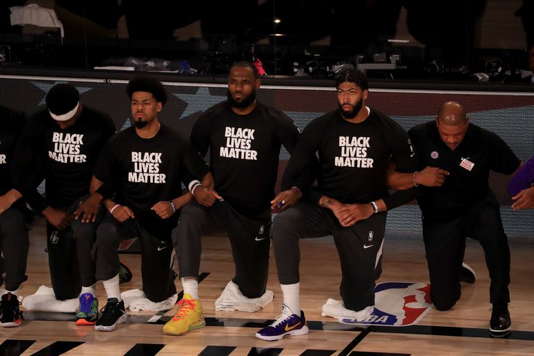  La NBA protesta contra violencia policial en EE.UU.