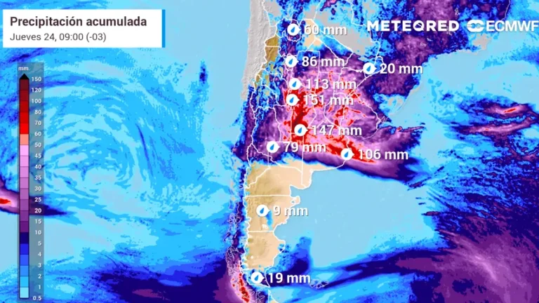 Alerta por ciclogénesis en Córdoba y Traslasierra: se esperan lluvias intensas y vientos fuertes